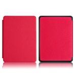 Amazon Kindle 12.nesil 7 Paperwhite E Kitap Okuyucu Kılıfı Kırmı