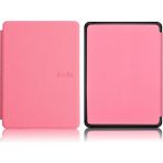 Amazon Kindle Basic 2022 2024 E-Kitap Okuyucu Kılıfı Pembe Akıllı Manyetik Uyku Modlu Kapak