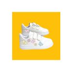 amazoondesing Tatlı kelebek papatyalı baskılı kız çocuk spor ayakkabı sneaker