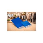 Ambalaj Evi Mavi Lüks Metalik Yapışkanlı Hediye Poşeti 20x35 cm 25’li Paket