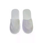 AMBALAJ MARKT Tek Kullanımlık Havlu Terlik 3 Mm Eva Taban Polyester Havlu Kumaş 50 Çift TYBB8VEA6R0MBY1452