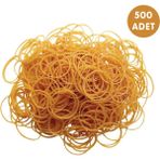 Ambalaj-Paket Lastiği Naturel Renk (500 Adet) %100 Kauçuk | 100 gr (Okul-Kırtasiye-Ambalaj-Paketleme)