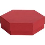 Ambalaj Pazarı Altıgen Mukavva Kutu (Bordo) - 16*18 cm - Çok Renkli - 1 Adet