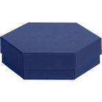 Ambalaj Pazarı Altıgen Mukavva Kutu (Lacivert) - 16*18 cm - Çok Renkli - 1 Adet