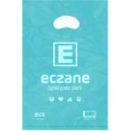 Ambalaj Pazarı Bloklu El Geçme Turkuaz Eczane Poşeti 17X26 cm - 800 Adet