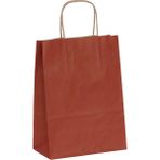 Ambalaj Pazarı Burgu Saplı Kahverengi Kağıt Çanta 25X12X31 cm - 25 Adet