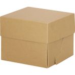 Ambalaj Pazarı Kraft Hamburger ve Turta Kutusu 12X12X10 - 100 Adet
