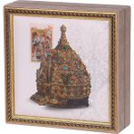 Ambalaj Pazarı Sultan Süleymanın Miğferi Tablo Çikolata Kutusu Takımı 25 Bölmeli 25X25 cm - Çok Renkli
