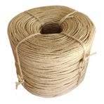 AmbaRope Jüt İpi Hasır ipi Kırnap İpi Kendir İpi Keten İpi - Süsleme Hobi El İşi Jüt ip Hasır İp (4 mm, metre, 50)