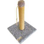 AmbarPet AmbarPet Kedi Tırmalama Tahtası 42 cm Gri Jüt ve Welsoft Kumaş ile Üretilmiştir