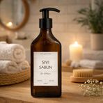 Amber Cam Sıvı Sabunluk 200 cc – Pompalı Cam Sabun Şişesi | Minimal & Cozy Banyo Mutfak Dekoru | Yeniden Doldurulabilir