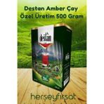 Amber Destan Özel Üretim Siyah Dökme Çay Hediyelik Kutulu - 1,5 kg