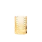 Amber Diamond Cam Vazo/Mumluk(14 cm)