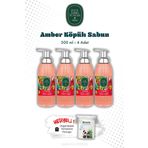 Amber Eyüp Sabri Tuncer 500 ML Köpük Sabun X4 ve ROSIE