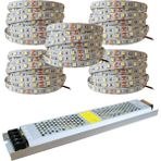 Amber LED 4040 Yeni Nesil Şerit LED 25 Metre Günışığı + 30 Amper 360 Watt LED Trafo - Gün Işığı