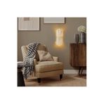 Amber LED Beyaz Metal Aplik E27 Duvar Lambası 10x21x16 cm Oturma Odası ve Yatak Odası Aydınlatma, Beyaz-15441