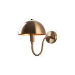 Amber LED Eskitme Metal Aplik E27 Duvar Lambası 10x21x16 cm Oturma Odası ve Yatak Odası Aydınlatma, Bej-14826