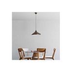 Amber LED Metal Gövdeli Tekli Sarkıt Avize Vintage Silver Yatak Odası ve Oturma Odası için E27 Uyumlu, Gümüş-RETRO