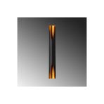 Amber LED Minimal Metal Gövdeli Siyah 2'li Aplik Oturma Odası ve Yatak Odası için E14 Uyumlu, Siyah-15366