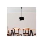 Amber LED Modern Abajur Başlıklı Tekli Sarkıt Siyah E27 Uyumlu, Siyah-14701