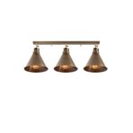 Amber LED Modern Metal Gövdeli 3'lü Plafönyer Antre ve Kafe Kullanımına Uygun E27, Bej-678
