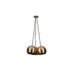 Amber LED Modern Metal Gövdeli 3'lü Tepsi Sarkıt Aydınlatma Mutfak ve Salon için, Eskitme-995