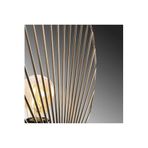 Amber LED Modern Tel Tekli Aplik Metal Gövdeli Okuma Aydınlatması E27 Uyumlu, Bej-3290
