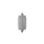 Amber LED Şık Metal Gövdeli Aplik Yatak Odası ve Oturma Odası için E14 Uyumlu, Gümüş-13342