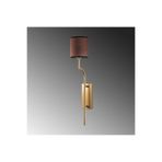 Amber LED Şık Parlak Gold Abajur Aydınlatma Oturma Odası ve Yatak Odası için E27 Uyumlu, Altın-15338