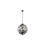 Amber LED Tel 5'Li Vintage Metal Gövdeli Avize Mutfak ve Salon için E14 Uyumlu, Bej-11057