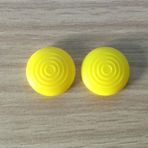 Ambertown Analog Silikon Parmak Çubuğu Kavrama Joystick Kapakları PS4 PS3 Xbox 360 Xbox One Oyun Kumandaları için Kapak (Sarı)
