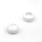 Ambertown PS4 PS3 Xbox 360 Xbox One Oyun Kumandaları için Analog Silikon Başparmak Çubuğu Kavrama Joystick Caps Kapak (2 x Beyaz)