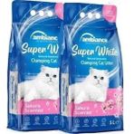 Ambiance 2x10 lt Sakura Çiçeği Kedi Kumu