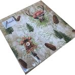 Ambiente Kağıt peçete guguklu saat öğle yemeği kutlama parti yakl. 33 x 33 cm sonbahar kış Noel