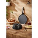 Amboss 2 Parça 26 cm Döküm Kek Kalıbı Krep Tava Seti