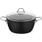 Amboss Dark 1271 20 Cm Derın Tencere Cam Kapak
