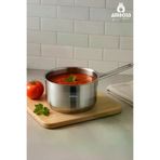 Amboss SAP-4424 Saphire Paslanmaz Çelik Tüm Ocaklara Uygun Sosluk,sütlük 18 Cm