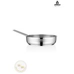 Amboss Saphire Paslanmaz Çelik 24 cm Kapaksız Çelik Tava