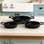Amboss Vento 3 Parça Döküm Sahan Seti 18-20-22 cm