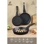 Amboss Vento Döküm Titanyum Kaplama Siyah 3 Parça Tava Seti