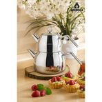 Amboss Viventea 4 Parça Paslanmaz Çelik Orta Boy Çaydanlık