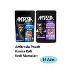 Ambrosia 24'lü Poch Karma Koli Kedi Maması 07
