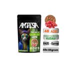 Ambrosia Kuzu Etli Pouch Yetişkin Kedi Maması 48 Adet