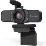 Amcrest Mikrofon ve Gizlilik Kapaklı 1080P Web Kamerası, Web Kamerası USB Kamera, PC Masaüstü ve Dizüstü Bilgisayar için Mikrofonlu Bilgisayar HD Akış Web Kamerası, Geniş Açılı Lens ve Üstün Düşük