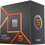 AMD Ryzen™ 5 7600 Masaüstü İşlemci (6 çekirdekli/12 dişli, 38 MB önbellek, maksimum 5,2 GHz'e kadar)