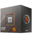 AMD Ryzen 5 8400F 4.2GHz (Turbo 4.4GHz) 6 Core 12 Threads 16MB Cache AM5 İşlemci, 100-100001591BOX