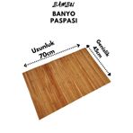 Amentes Bambu Kaydırmaz Tabanlı Banyo Paspası/matı 70×45cm