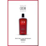 American Crew Anti Hair Loss Şampuan 1000 ml – Erkekler İçin Saç Dökülmesine Karşı Güçlendirici Bakım