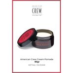 American Crew Cream Pomade, 85 g, Orta Tutuş, Doğal Parlaklık, Erkek Saç Kremi