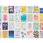 American Greetings Zarflar ve ürün kutusu ile tüm durumlar için lüks kartlar, doğum günü, düğün, teşekkür ve daha fazlası, 32 adet